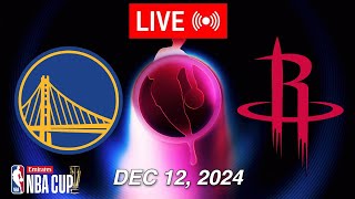 NBA LIVE Golden State Warriors vs Houston Rockets  December 11 2024  2024 NBA Cup Live 2K [upl. by Eimmak]