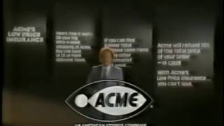 Acme supermarket ad wAlan Hamel  1981 [upl. by Adnirak]