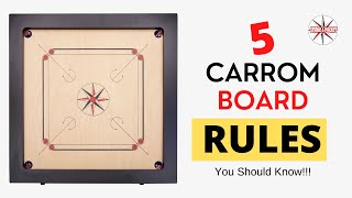 5 Carrom Board Rules You Should Know [upl. by Mahgem]