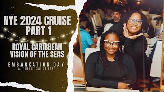 NYE Cruise 2024  Part 1  Embarkation Day  Royal Caribbean Vision of the Seas  December 2023 [upl. by Nollat]