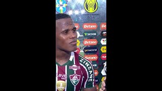 ARIAS RESPONDE SOBRE SAIR DO FLUMINENSE  shorts  geglobo [upl. by Anauj]