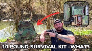 Solo Overnight Building an Emergency Survival Kit Under 10 Pounds This Will Save Your Life [upl. by Waxler]