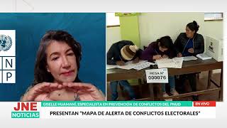 ONPE PNUD y Unión Europea presentan “Mapa de alerta de conflictos electorales” [upl. by Osbourne313]