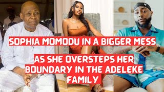 Davido father swings into action at Sophia for overstepping her in boundaries in the ADELEKE FAMILY [upl. by Ainsworth]