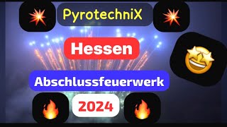 PyrotechniX Hessen 💥￼ Abschlussfeuerwerk ￼ 01122024 Pyro MDFireworks Silvester ￼ [upl. by Kyl]