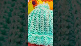 Baby beanie crocheting crochettutorial beaniebabies crochetpattern crochet [upl. by Llenad905]