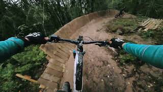 Nuuksio bikepark Green Mile [upl. by Ennovoj]