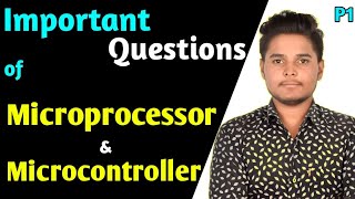 Microprocessor and microcontroller important questions  Ex6th Sem [upl. by Dnomzed]