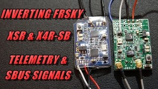 Uninverting FrSky XSR amp X4RSB Telemetry amp Sbus Signals [upl. by Akemyt]