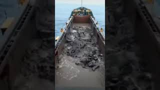 Why we are filling dust in ship lets see in video ✅⚓🚢pradhan3107 shorts trending ship india [upl. by Hezekiah]