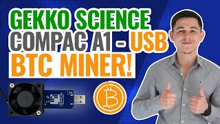 Gekkoscience Compac A1 USB Bitcoin Miner mit 450GHs Review [upl. by Billy]