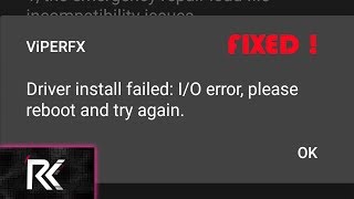 How to Solve ViperFX  Driver install failed IO error [upl. by Ainalem118]