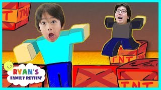 ROBLOX TNT Rush The Floor is Lava Lets Play with Ryans Family Review [upl. by Ennaeel]