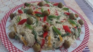 SALADA DE PIMENTÃO COM PEITO DE FRANGO E MAIONESE UMA DELÍCIA [upl. by Joycelin961]