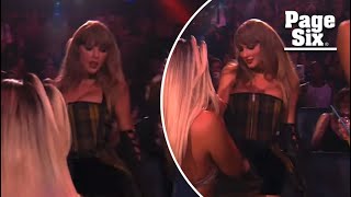 Taylor Swift wastes no time dancing at MTV VMAs 2024 — see her seatmates [upl. by Crispas]