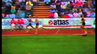 SM I FRIIDROTT 1987 10000M GÄVLE Mats Erixon Mölndals AIK [upl. by Krys]