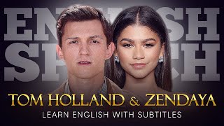 ENGLISH SPEECH  TOM HOLLAND amp ZENDAYA Secret Talents Revealed English Subtitles [upl. by Lurline]