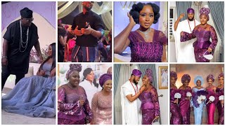 KUNLE RemiStan NzeBlessing ObasiJohnny drill Bisola nollywood stars at Winnie s wedding [upl. by Olotrab]