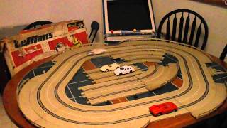 Slot Cars1960s Monagram Lemans Vintage Slot Car Set Video 2 [upl. by Pevzner]