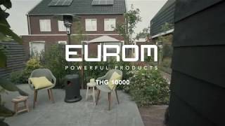 Eurom THG 10000  terrasverwarmer gas  NL [upl. by Ellehsyt560]