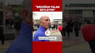 quotErdoğan yalan söyledi CHP birinci parti olduquot sokakröportajları [upl. by Nataniel]