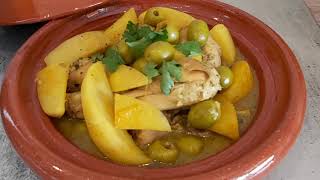 RECETTE TAJINE POULET AUX OLIVES THERMOMIX TM6 [upl. by Claire]