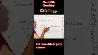 metallurgyextractionofmetalsmetalandnonmetals chemistryclass10science [upl. by Gaylord]