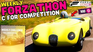 Forza horizon 5NEW Weekly FORZATHON C FOR COMPETITIONForzathon shop and playlist rewards [upl. by Johppah]