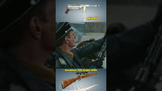 quotusing MP40 strike back NAZI SSquot  WWII Guns ww2 war shorts BloodampGold viral [upl. by Itoc]