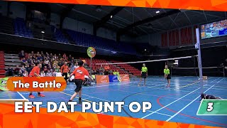 ZO HARD MOGELIJK SLAAN  BATTLE BADMINTON  ZAPPSPORT [upl. by Leinahtan760]