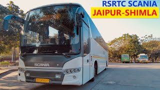 Chandigarh to Shimla Scania bus Vlog  RSRTC  Jaipur to Shimla  Himbus [upl. by Dadelos644]