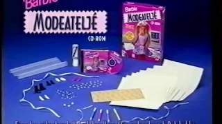 Barbie Reklam 1996  Barbie Modeateljé CDRom [upl. by Navad]