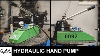 Project 092  Making Hydraulic Hand Pump [upl. by Akiemehs]