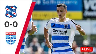 LIVE Eredivisie Heerenveen vs Zwolle Score [upl. by Oicirtap]