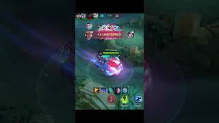 JOHNSON 1 HIT DELETE DAMAGE mobilelegends mlhighlights shortsvideo mlbb [upl. by Yniatirb371]