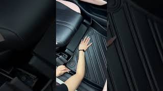 TPE car floor matscustom fittoyota mercedes carmats car luxury tpecarmats luxurycarmatsv [upl. by Leahcimdivad]