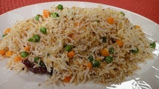 Coconut Rice  Sanjeev Kapoor Khazana [upl. by Oakleil782]