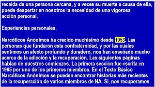 Narcoticos Anonimos  La Recuperacion y la Recaida [upl. by Bithia532]