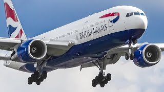 1 HR Watching Airplanes Aircraft Identification  London Heathrow Airport Plane Spotting LHR 3 [upl. by Sprage]