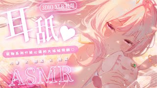 20230804 紀錄檔【ASMR 3DIO XLR】寵物視角，無意間變成兔子  被心儀的姊姊撿回家照顧 ♡ 心音  舔耳 asmr 耳舐め 3dio  艾比  Rabi Ch [upl. by Llenroc]