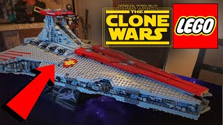 LEGO UCS Venator Star Cruiser Minifig Scale Lego Star Wars 2021 Jorstad Moc Clone wars Moc [upl. by Yort336]