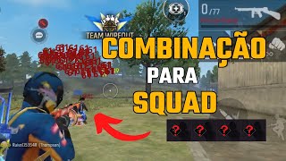 Melhor COMBINAÃ‡ÃƒO de HABILIDADES para jogar BR RANQUEADA no Free fire 2024 [upl. by Noak]