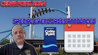 Cedar Point 2024 CoasterMania Winter Chill Out HalloWeekends and special event dates announced [upl. by Nagorb]