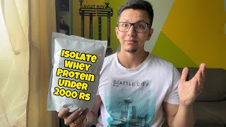 Nutrija Isolate 90 Whey Protein Under 2000 Rs [upl. by Case]