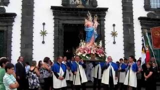 Festa e Procissão de Nossa Senhora dos Anjos  Ajuda da Bretanha 2009 Parte 1 de 2 [upl. by Reldnahc]