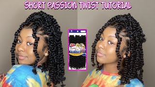 Tutorial  Shoulder Length Passion Twist Tutorial [upl. by Seravat642]