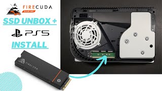 PS5 M2 SSD Storage Upgrade  FireCuda 530  Heatsink Unbox and Install [upl. by Ashly]