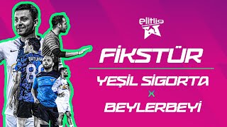 ELİTLİG FİKSTÜRLÜ LİG 1GRUP 9HAFTA  YEŞİL SİGORTA  BEYLERBEYİ [upl. by Yuht]