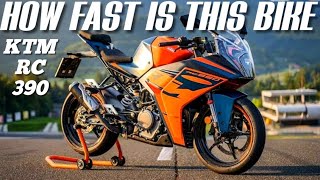 2023 KTM RC 390  Stock Top Speed amp Acceleration 🔥🔥 [upl. by Yspyg]