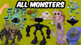 MonsterBox DEMENTED DREAM ISLAND ALL FANMADE MONSTERS  MSM TLL Incredibox [upl. by Arella]